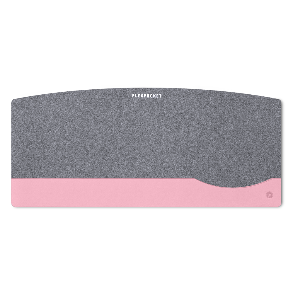 Настольный мат из фетра — большой, цвет розовый