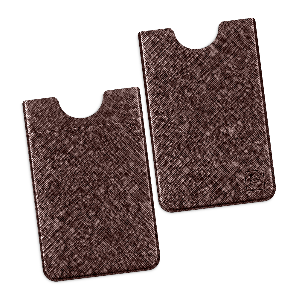 Чехол с двойным карманом, цвет коричневый