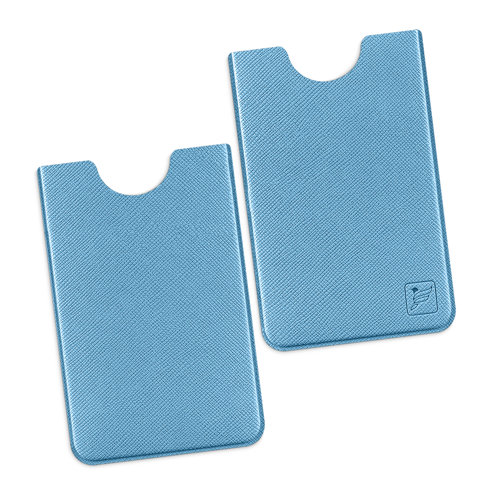Чехол для пластиковой карты, цвет голубой