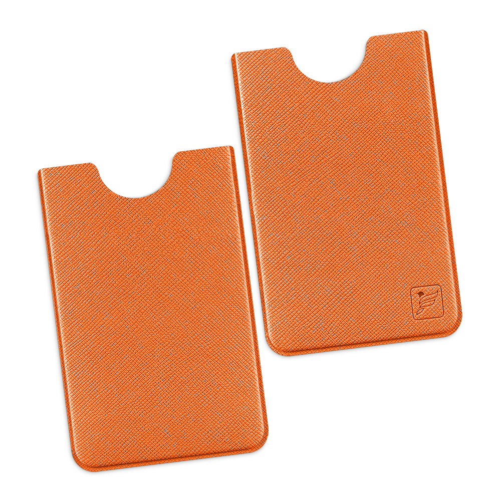 Чехол для пластиковой карты, цвет оранжевый