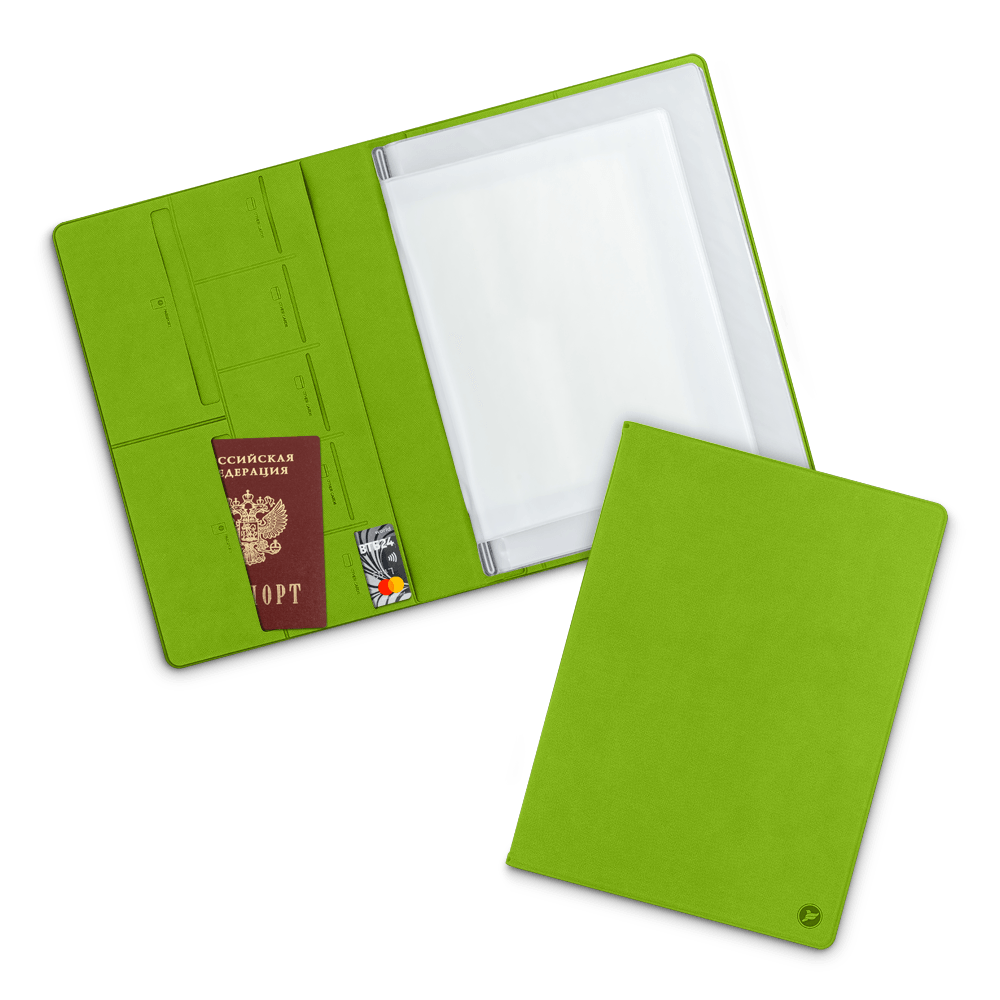 Органайзер для документов A4, цвет зеленый