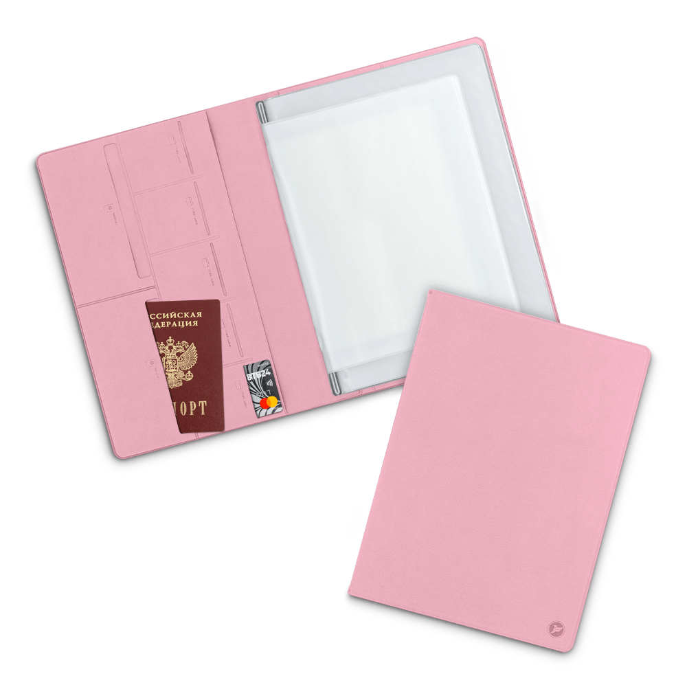 Органайзер для документов A4, цвет розовый