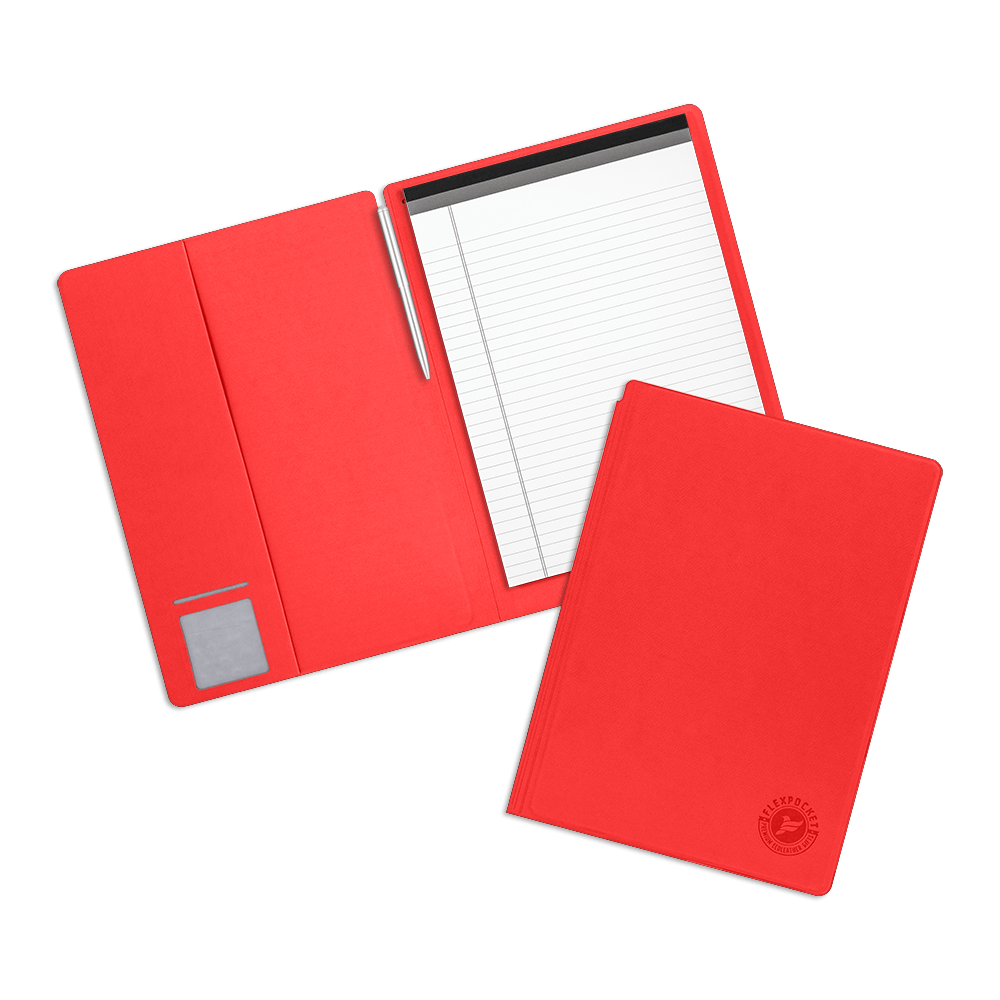 Блокнот-планшет А4 с обложкой, цвет красный