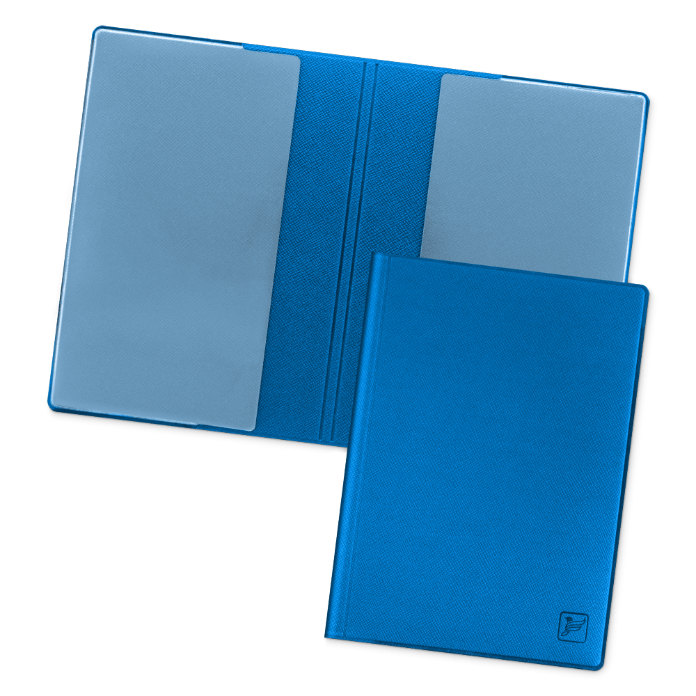Обложка для паспорта - стандарт, цвет синий