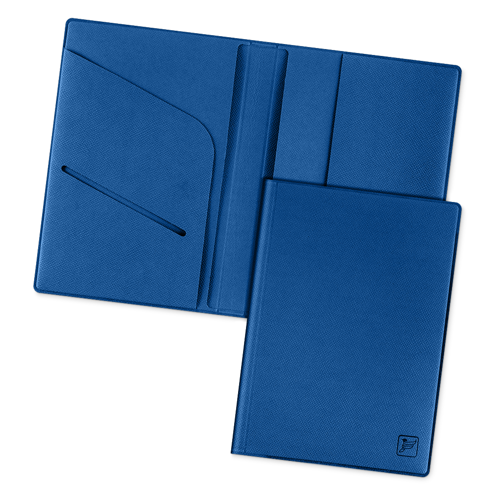 Обложка для паспорта - премиум, цвет темно-синий