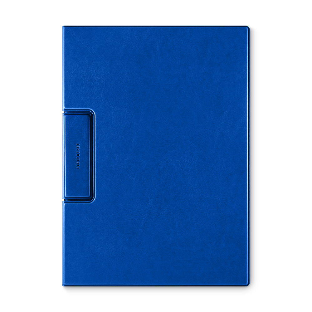 Папка-планшет с магнитным держателем, цвет синий classic