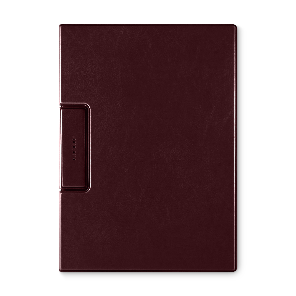 Папка-планшет с магнитным держателем, цвет коричневый classic