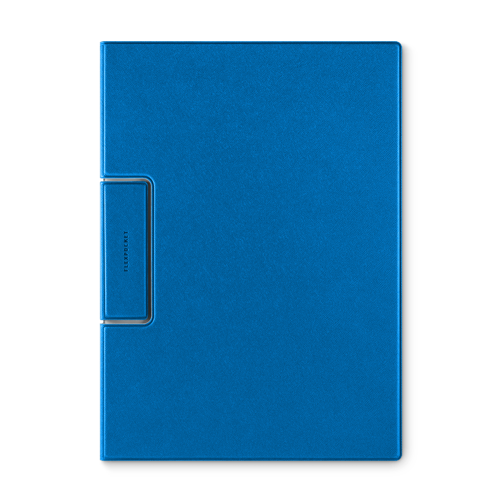 Папка-планшет с магнитным держателем, цвет синий