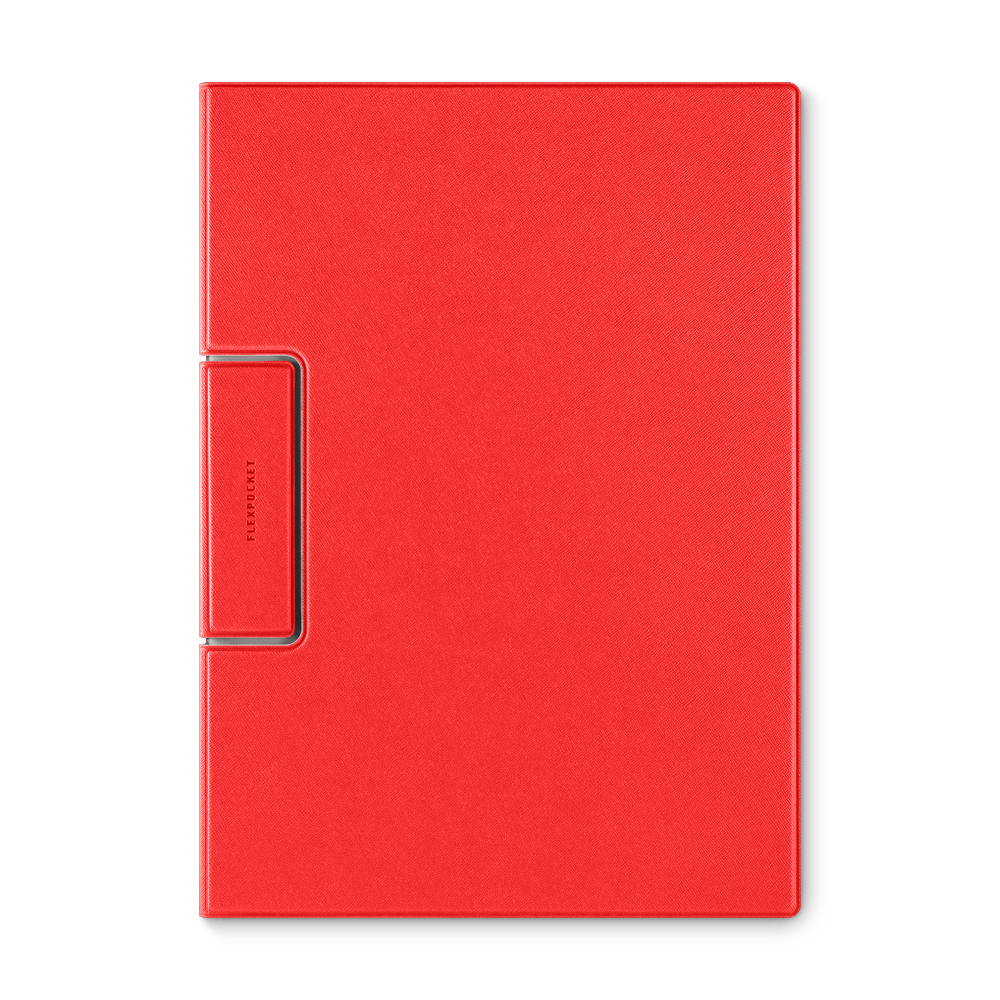 Папка-планшет с магнитным держателем, цвет красный