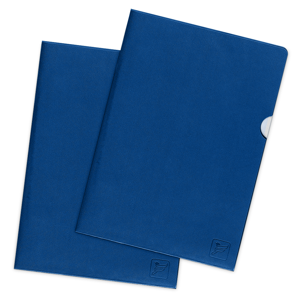 Папка-уголок, цвет темно-синий