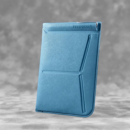 Обложка для паспорта - универсальная, цвет голубой