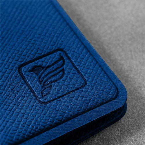 Обложка для паспорта с RFID-блокировкой, цвет темно-синий