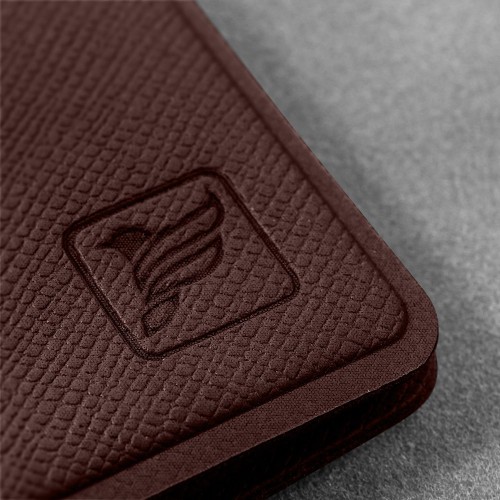 Обложка для паспорта с RFID-блокировкой, цвет коричневый