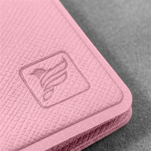 Обложка для паспорта с RFID-блокировкой, цвет розовый