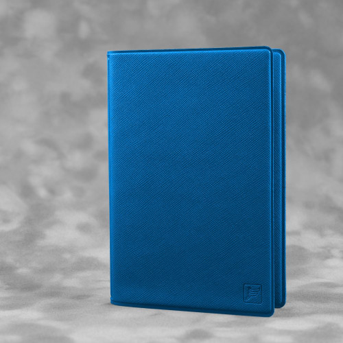 Обложка для паспорта с RFID-блокировкой, цвет синий