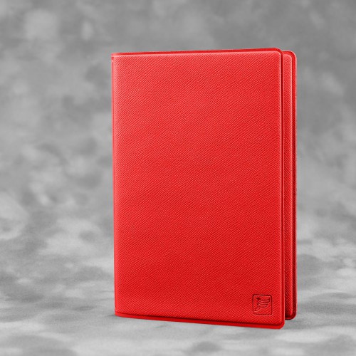 Обложка для паспорта с RFID-блокировкой, цвет красный