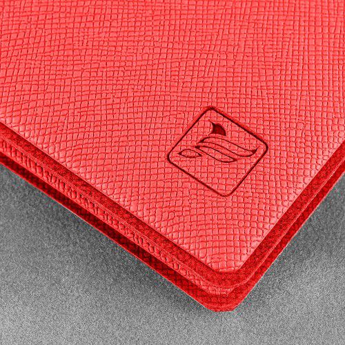 Обложка для паспорта - премиум, цвет красный
