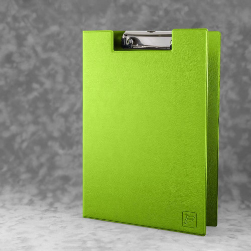 Папка планшет с крышкой, цвет зеленый