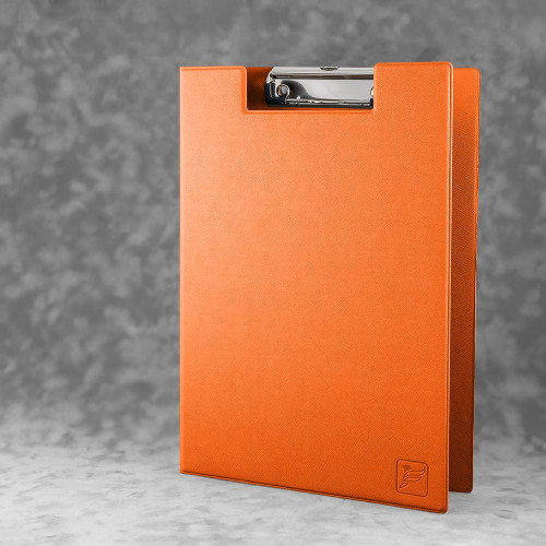 Папка планшет с крышкой, цвет оранжевый