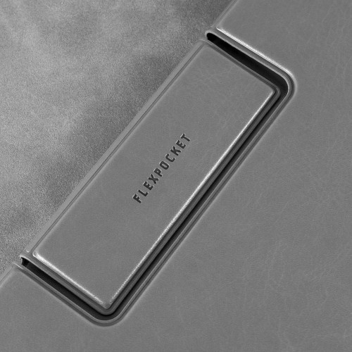 Папка-планшет с магнитным держателем, цвет серый classic