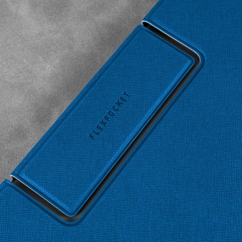 Папка-планшет с магнитным держателем, цвет синий