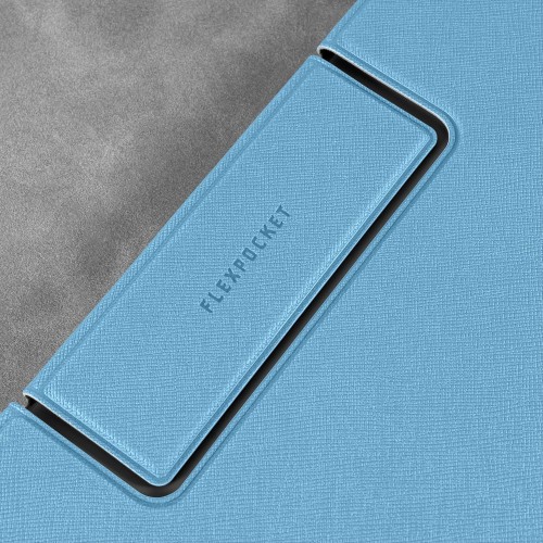 Папка-планшет с магнитным держателем, цвет голубой