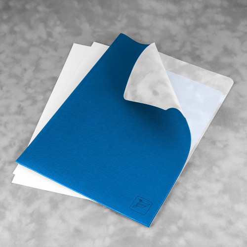 Папка-уголок, цвет синий