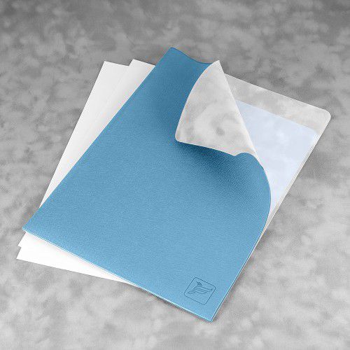 Папка-уголок, цвет голубой